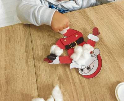 Père noel articulé Père noel articulé